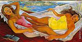 Diego Rivera Famous Paintings - La Hamaca The Hammock